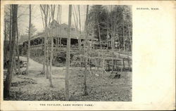 The Pavilion, Lake Nipmuc Park Mendon, MA Postcard Postcard Postcard