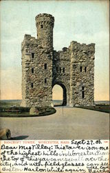 Bancroft Tower Worcester, MA Postcard Postcard Postcard