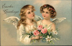 Easter Greetings Postcard