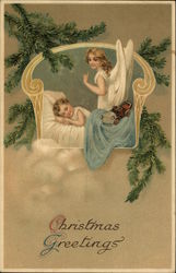 Christmas Greetings Postcard