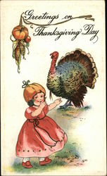 Greetings On Thanksgiving Day Children Postcard Postcard Postcard