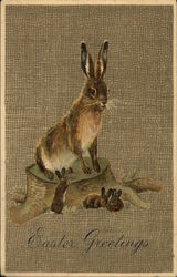 Easter Greetings Postcard