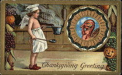 Thanksgiving Greeting Postcard