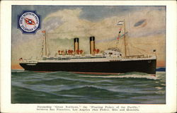 Steamship Great Northern Steamers Postcard Postcard Postcard