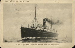 T. S. S. Rijndam Postcard