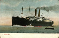 Amerika Steamers Postcard Postcard Postcard