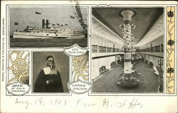 Steamer Puritan Postcard