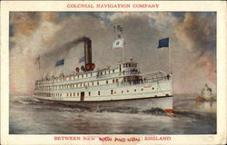 Colonial Line Steamer Concord Postcard