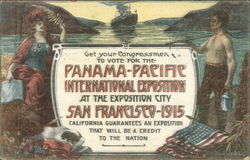 Panama-Pacific International Exposition 1915 Panama-Pacific Exposition Postcard Postcard Postcard