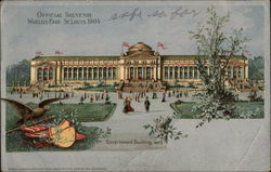 Government Building St. Louis World's Fair 1904 1904 St. Louis Worlds Fair Postcard Postcard Postcard