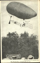 Air Ship Postcard