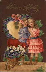 "Sincere Affection" Children Postcard Postcard Postcard