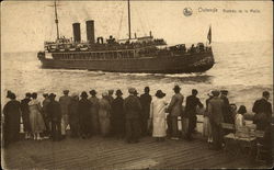 Steamer - Ostende Belgium Benelux Countries Postcard Postcard Postcard