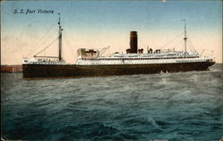 S.S. Fort Victoria Boats, Ships Postcard Postcard Postcard