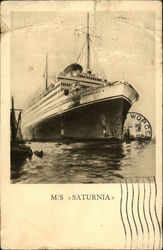 M/S Saturnia Ship Boats, Ships Postcard Postcard Postcard