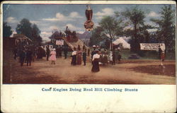 Case Engine Doing Real Hill Climbing Stunts Farming Postcard Postcard Postcard