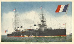 French Cruiser "Victor Hugo" Postcard