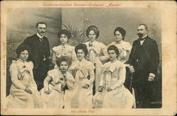 Oesterreichisches Damen-Orchester Aoollo, Dir. Franz Piell Postcard Postcard Postcard