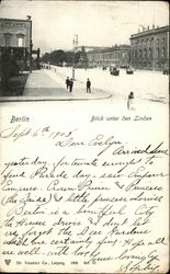 Berlin Blick unter den Linden Postcard