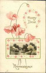 Happy Days Remembrance Postcard