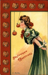 Halloween Greetings Postcard