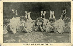 Waiting and Watching for You Postcard