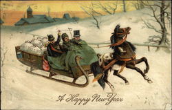 A Happy New Year Postcard