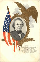 Andrew Johnson Presidents Postcard Postcard Postcard