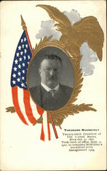 Theodore Roosevelt Postcard Postcard Postcard