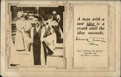 Mark Twain At a Graduation Ceremony Postcard