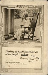 Nothing so Needs Reforming as Other People's Habits Postcard