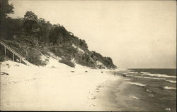 The Beach at Beechmont on Lake Michigan Postcard