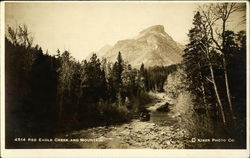 Red Eagle Creek and Mountain Montana Glacier National Park Postcard Postcard Postcard