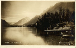 Lake McDonald Glacier National Park Postcard Postcard Postcard