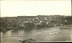 Aerial View of Keewatin Ontario Canada Postcard Postcard Postcard