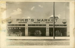 Pike's Market Advertising Postcard Postcard Postcard