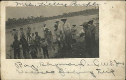 Velasco fishing trip Postcard