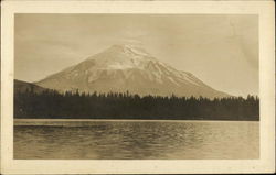 Mountain Behind a Lake Mt. St Helens? Landscapes Postcard Postcard Postcard