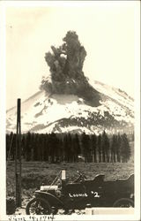 Lassen Peak Eruption, June 14, 1914 Postcard