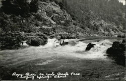 Rogue River at Singing Springs Ranch Postcard