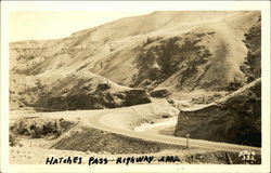 Hatches or Naches Pass Highway Postcard