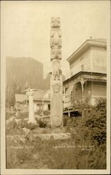 Saxman Totem Ketchikan, AK Postcard Postcard Postcard