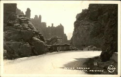 Road through Devil's Canyon Phoenix, AZ Postcard Postcard Postcard