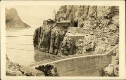 Tunnel by a Dam Landscapes Postcard Postcard Postcard