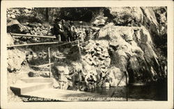 Hot Spring and Pool Postcard