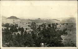 Landscape with Trees and Hills Landscapes Postcard Postcard Postcard