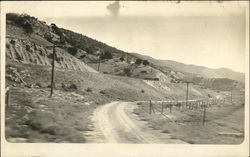 Dirt Road in the Countryside Postcard