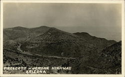 Prescott-Jerome Highway Arizona Postcard Postcard Postcard