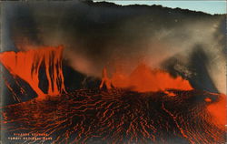 Kilauea Volcano, Hawaii National Park Postcard