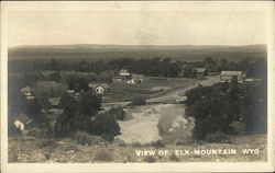 View of Elk Mountain Postcard